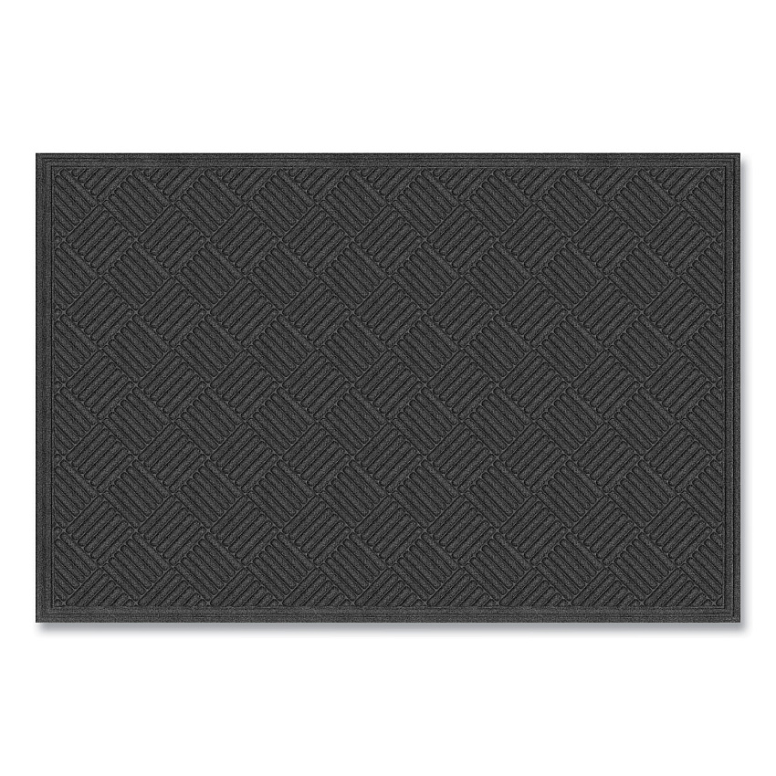 Apache Mills Ecomat Crosshatch Entry Mat, 48 x 72, Charcoal (APH062023)