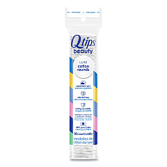 Q-tips Beauty Rounds, 80 Count, 12 Packs/Carton (UNI030521004573)