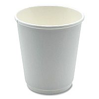 Boardwalk Paper Hot Cups, Double-Walled, 8 oz, White, 500/Carton (BWKDW8HCUP)