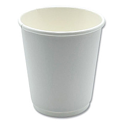 Boardwalk Paper Hot Cups, Double-Walled, 8 oz, White, 25/Pack (BWKDW8HCUPPK)