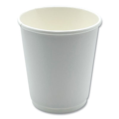 Boardwalk Paper Hot Cups, Double-Walled, 8 oz, White, 25/Pack (BWKDW8HCUPPK)