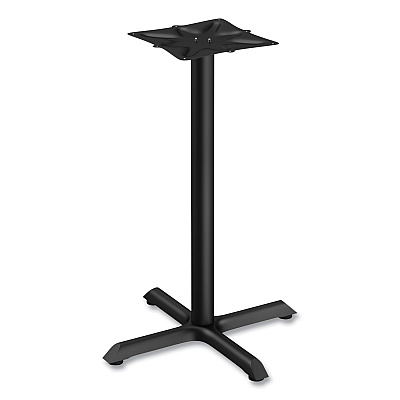 Alera Hospitality Series Single-Column Bases, 27.5" Diameter x 40.38"h, 300 lb Cap, Steel, Black (ALETBH423B)