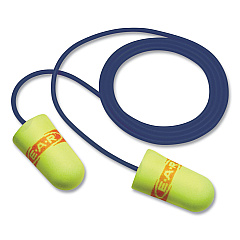 3M E-A-Rsoft Metal Detectable Soft Foam Earplugs, 32 dB NRR, Yellow, 200/Box (MMM3114109)