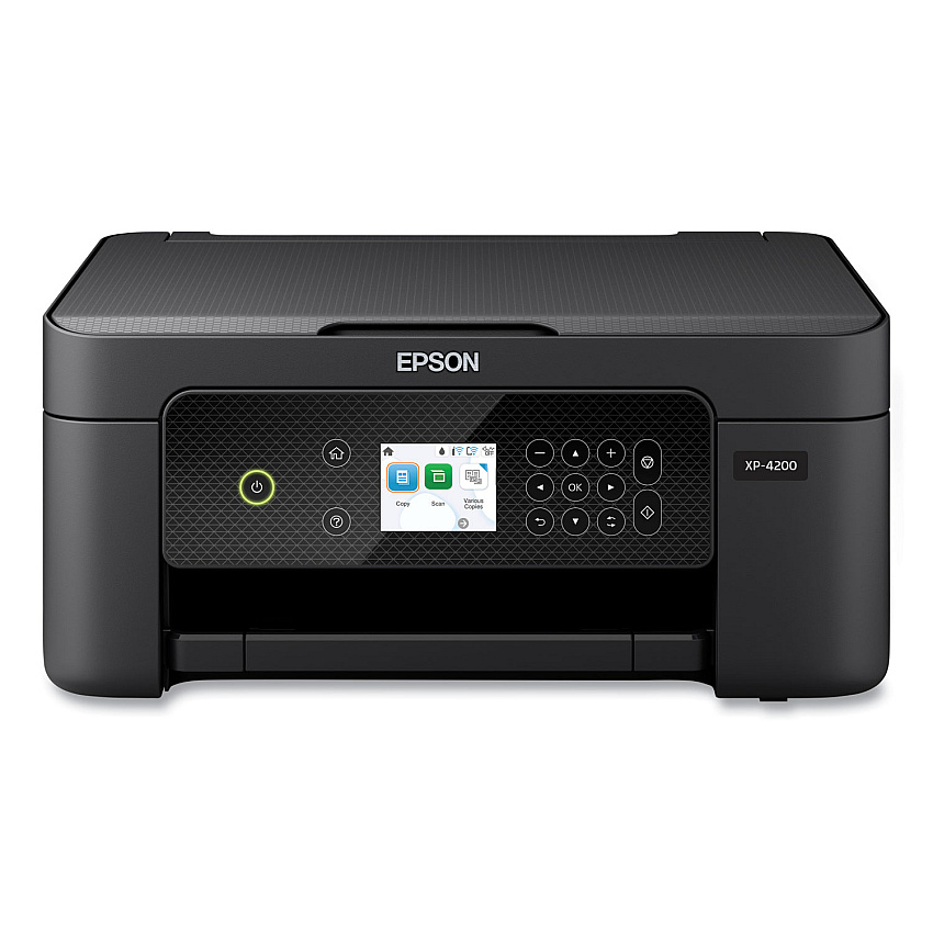 Epson Expression Home XP-4200 Wireless All-in-One Inkjet Printer, Copy/Print/Scan (C11CK65201)