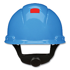 3M SecureFit H-Series Hard Hats, H-700 Cap with UV Indicator, 4-Point Pressure Diffusion Ratchet Suspension, Blue (MMMH703SFRUV)