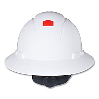 3M SecureFit H-Series Hard Hats, H-800 Hat with UV Indicator, 4-Point Pressure Diffusion Ratchet Suspension, White (MMMH801SFRUV)