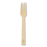 World Centric Bamboo Cutlery, Fork, 6.7", Natural, 2,000/Carton (WORFOBB67)