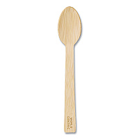 World Centric Bamboo Cutlery, Spoon, 6.7", Natural, 2,000/Carton (WORSPBB67)