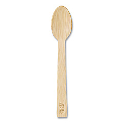 World Centric Bamboo Cutlery, Spoon, 6.7", Natural, 2,000/Carton (WORSPBB67)