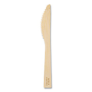 World Centric Bamboo Cutlery, Knife, 6.7", Natural, 2,000/Carton (WORKNBB67)