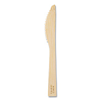 World Centric Bamboo Cutlery, Knife, 6.7", Natural, 2,000/Carton (WORKNBB67)