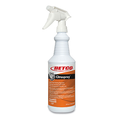 Betco Citruspray Degreaser, Citrus Orange Scent; 32 oz Bottle, 12/Carton (BET1371200)