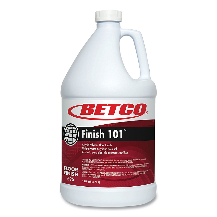 Betco Finish 101 Floor Finish, 1 gal Bottle, 4/Carton (BET6960400)