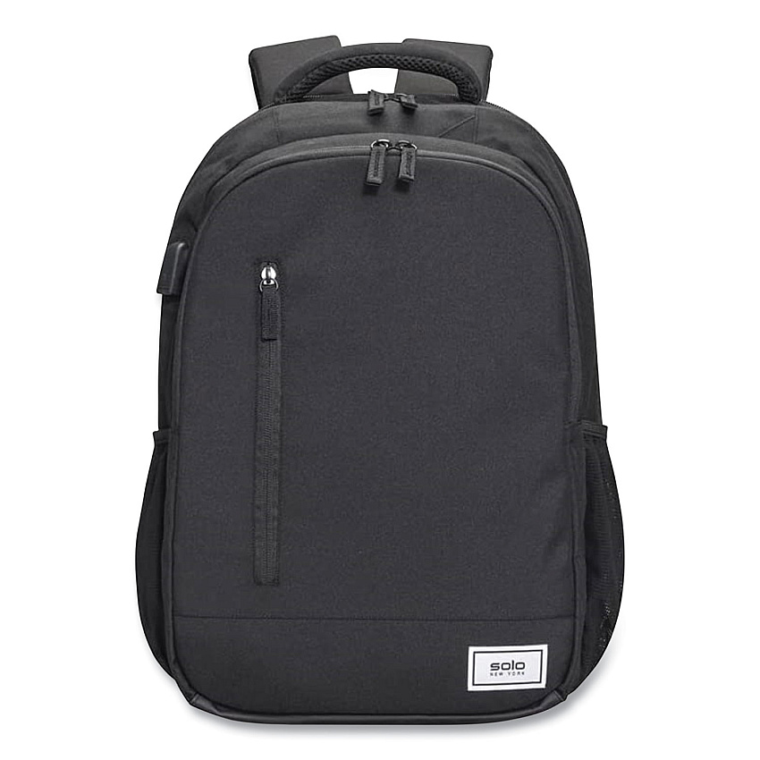Solo Re:Define Laptop Backpack, 15.6, 12.25 x 5.75 x 18.75, Black (USLUBN7084)