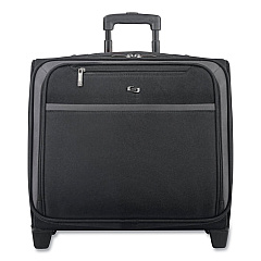 Solo Dakota Rolling Overnighter Case, 16", 8 x 16 x 14.2, Black (USLCLA9014U2)