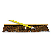 Boardwalk Palmyra Push Broom Kit, 24 x 64, Metal Handle, Yellow/Brown (BWK20124KIT)