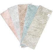Mélange Microfiber Rug - Assorted - 20x60, Case Of 5 (MEL2060-ASST)
