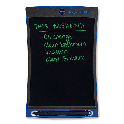 Boogie Board Jot 8.5 Reusable Writing Tablet, 8.5" LCD Screen, 6.75" x 0.62" x 10.37", Blue/Black (IMVJ32220001)