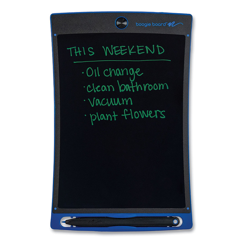 Boogie Board Jot 8.5 Reusable Writing Tablet, 8.5" LCD Screen, 6.75" x 0.62" x 10.37", Blue/Black (IMVJ32220001)