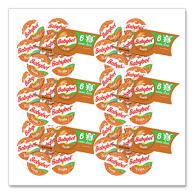 Mini Babybel Gouda, 0.71 oz Individually Wrapped, 6/Bag, 6 Bags/Carton (GRR60000230)