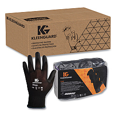 KleenGuard G40 Polyurethane Coated Gloves, Medium, Black, 12 Pairs/Pack (KCC13838)
