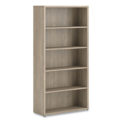 HON 10500 Series Laminate Bookcase, Five Shelves, 36" x 13" x 71", Kingswood Walnut (HON105535LKI1)