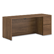 HON 10500 Series Full-Height Right Pedestal Credenza, 72" x 24" x 29.5", Pinnacle (HON105903RPINC)