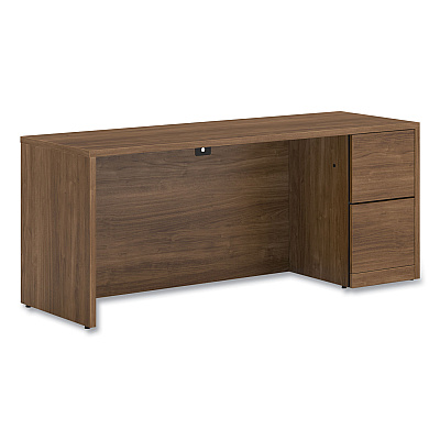 HON 10500 Series Full-Height Right Pedestal Credenza, 72" x 24" x 29.5", Pinnacle (HON105903RPINC)