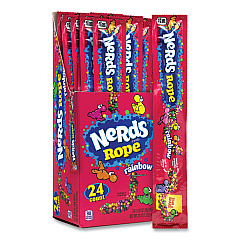 Nestl Nerds Rope Candy, Fruity, 0.92 oz Individually Wrapped, 24/Carton (GRR22002136)