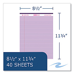 Roaring Spring Enviroshades Legal Notepads, 40 Assorted 8.5 x 11.75 Sheets, 54 Notepads/Carton (ROA74101CS)