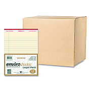Roaring Spring Enviroshades Legal Notepads, 50 Ivory 8.5 x 11.75 Sheets, 72 Notepads/Carton (ROA74130CS)