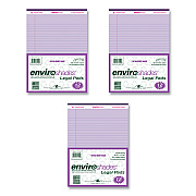 Roaring Spring Enviroshades Legal Notepads, 50 Orchid 8.5 x 11.75 Sheets, 72 Notepads/Carton (ROA74140CS)
