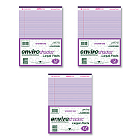 Roaring Spring Enviroshades Legal Notepads, 50 Orchid 8.5 x 11.75 Sheets, 72 Notepads/Carton (ROA74140CS)
