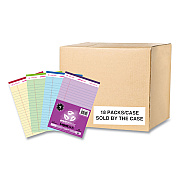 Roaring Spring Enviroshades Legal Notepads, 40 Assorted 5 x 8 Sheets, 72 Notepads/Carton (ROA74000CS)