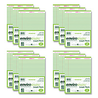 Roaring Spring Enviroshades Legal Notepads, 50 Green 8.5 x 11.75 Sheets, 72 Notepads/Carton (ROA74193CS)