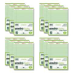 Roaring Spring Enviroshades Legal Notepads, 50 Green 8.5 x 11.75 Sheets, 72 Notepads/Carton (ROA74193CS)