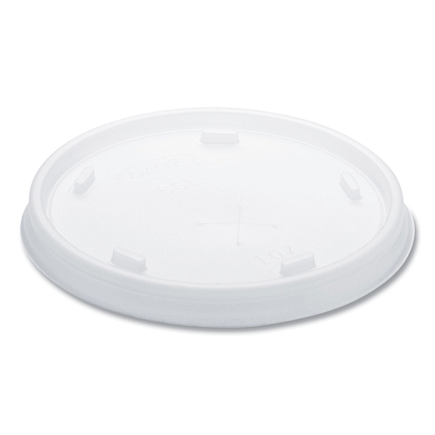 Dart Plastic Cold Cup Lids, Fits 8 oz to 9 oz Cups, Translucent, 100 Pack, 10 Packs/Carton (DCC8SL)