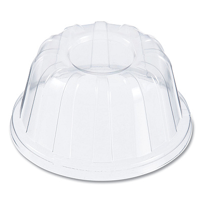 Dart D-T Sundae/Cold Cup Lids, Fits 5 oz to 32 oz Cups, Clear, 50 Pack 20 Packs/Carton (DCC20HDLC)