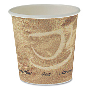 Solo Single Sided Poly Paper Hot Cups, 4 oz, Mistique Design, 1,000/Carton (SCC374MS)