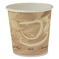 Solo Single Sided Poly Paper Hot Cups, 4 oz, Mistique Design, 1,000/Carton (SCC374MS)