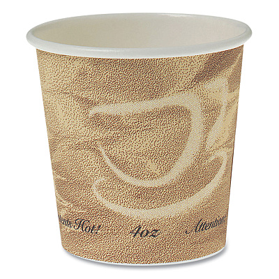 Solo Single Sided Poly Paper Hot Cups, 4 oz, Mistique Design, 1,000/Carton (SCC374MS)