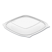 Dart PresentaBowls Pro Clear Square Lids for 24-32 oz Bowls, 8.5 x 8.5 x 0.5, Clear, Plastic, 63/Bag, 4 Bags/Carton (DCCC2464BDL)