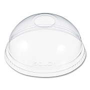 Dart Ultra Clear Dome Cold Cup Lids, Fits 16 oz to 24 oz Cups, PET, Clear, 100/Pack (DCCDLR626PK)