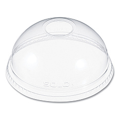 Dart Ultra Clear Dome Cold Cup Lids, Fits 16 oz to 24 oz Cups, PET, Clear, 100/Pack (DCCDLR626PK)