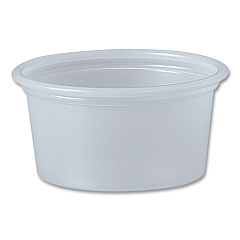 Dart Polystyrene Portion Cups, 0.75 oz, Translucent, 2,500/Carton (DCCP075SN)