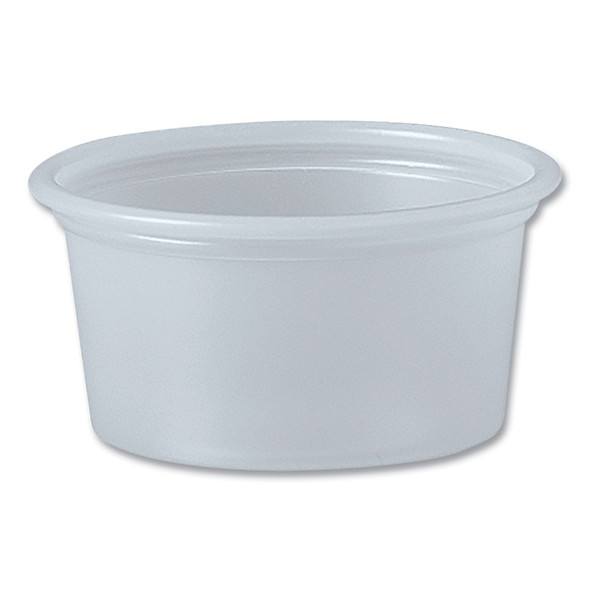 Dart Polystyrene Portion Cups, 0.75 oz, Translucent, 2,500/Carton (DCCP075SN)