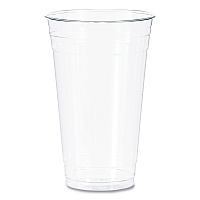 Dart Ultra Clear PET Cold Cups, 24 oz, Clear, 50/Sleeve, 12 Sleeves/Carton (DCCTD24)