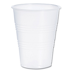 Dart High-Impact Polystyrene Cold Cups, 9 oz, Translucent, 100 Cups/Sleeve, 25 Sleeves/Carton (DCCY9CT)