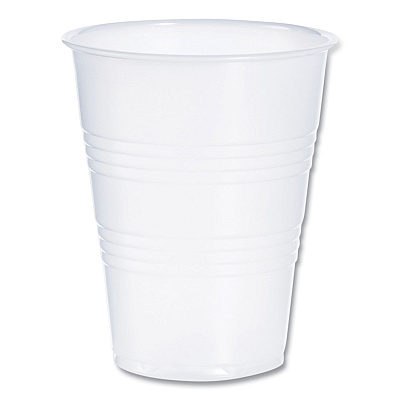 Dart High-Impact Polystyrene Cold Cups, 9 oz, Translucent, 100 Cups/Sleeve, 25 Sleeves/Carton (DCCY9CT)