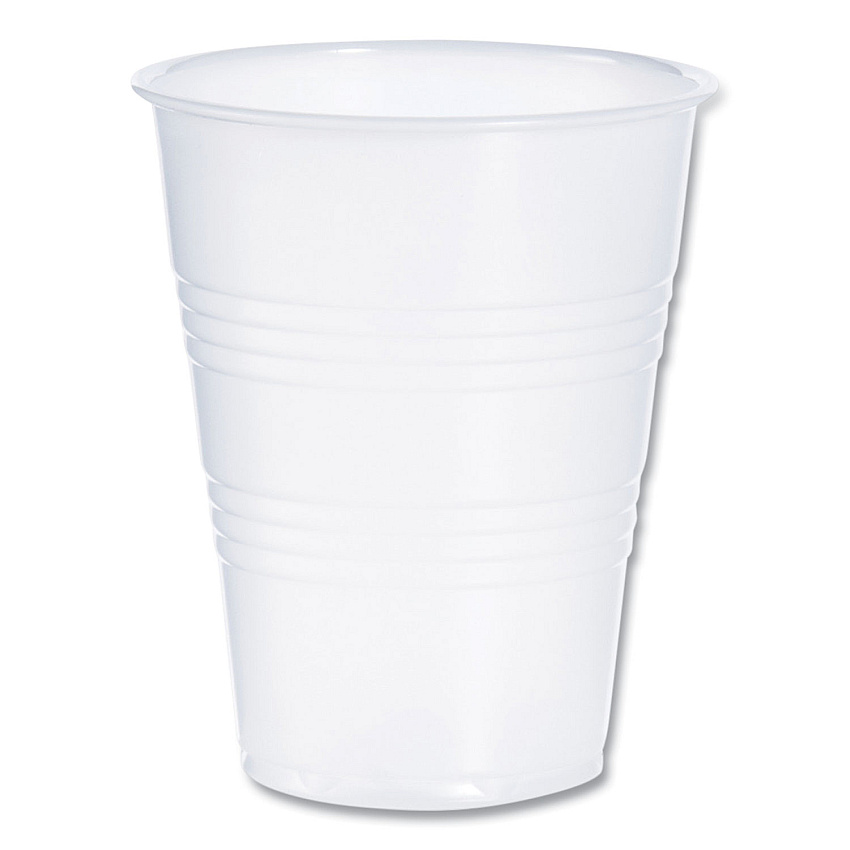 Dart High-Impact Polystyrene Cold Cups, 9 oz, Translucent, 100 Cups/Sleeve, 25 Sleeves/Carton (DCCY9CT)